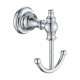 Крючок для ванной комнаты двойной Rose RG1121, хром  (RG1121)