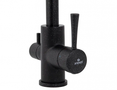 Смеситель для кухни KAISER Merkur 26044-2 под фильтр, черный мрамор