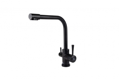 Смеситель для кухни KAISER Merkur 26044-2 под фильтр, черный мрамор