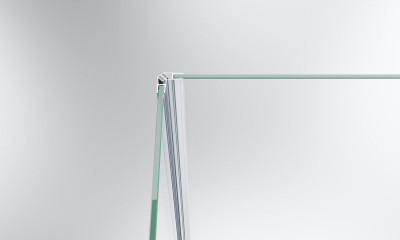 Душевой уголок Belbagno kraft-ah-12-100/90-c-cr-r, правостороняя, прямоугольная, 100х90х195 см