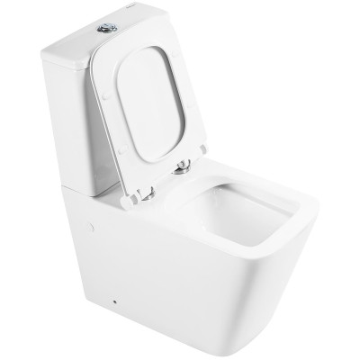 Унитаз компакт BelBagno Ardente R BB02093CPR/BB2112SC без бачка с сиденьем микролифт