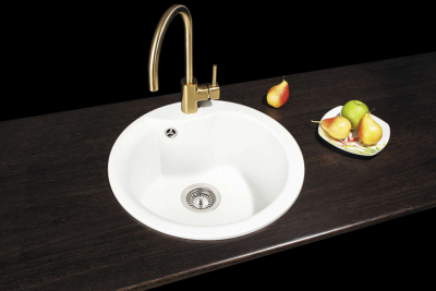 Мойка OMOIKIRI YASUGATA 48R-PL Tetogranit платина круглая 485x485 (4993212)