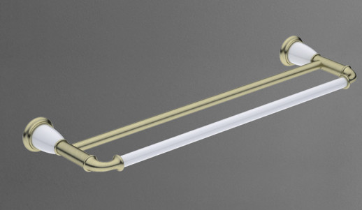 Двойной полотенцедержатель настенный ART&MAX BIANCHI AM-E-2609-D-Br