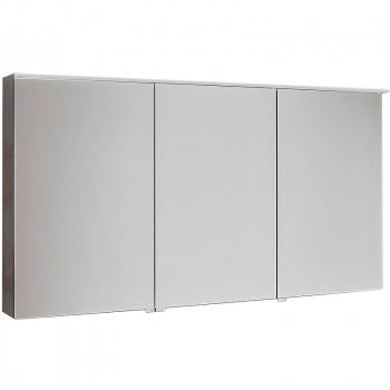 Зеркальный шкафчик в ванную Burgbad Eqio 120 L SPGT120LF2010 с подсветкой серый