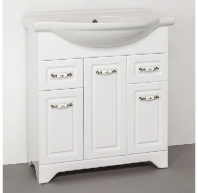 Мебельная раковина Style Line ЛС-00000145 Балтика 75 см, белая