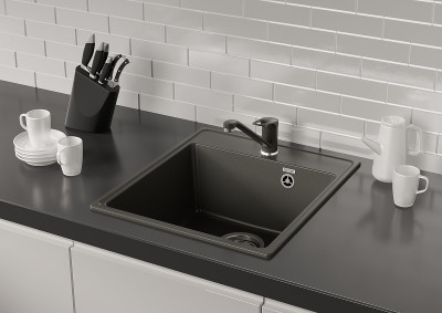 Смеситель для кухни Ulgran Quartz UQ-004-01 высота 157 мм однорычажный жасмин