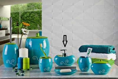 Primanova Maison D-15390 дозатор для жидкого мыла, голубой