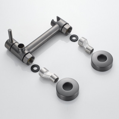 Гигиенический душ со смесителем Raffine F207T, оружейная сталь