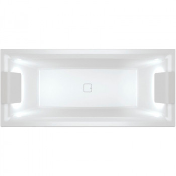 Ванна акриловая Riho Still Square 180х80 B099005005 (BR0100500K00132) LED без гидромассажа прямоугольная