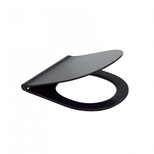 Комплект BERGES: инсталляция NOVUM, кнопка L5, унитаз EGO Black  Rimless, сидение дюропласт Toma Black Slim SO