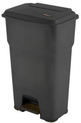 Vileda Гера контейнер пластиковый с педалью и крышкой 85 л 49х39х79 см