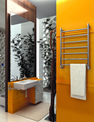 ТЕРА ПСБ-08-04 водяной полотенцесушитель КЛАССИКА 400х800, хром