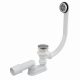 Сифон для ванны CLICK/CLACK, хром AlcaPlast A505CRM-120 Слив-перелив Alcaplast A505CRM-120 Click-Clack Белый Хром пластик (A505CRM-120)