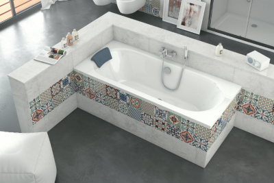 EXCELLENT подголовник Karo для ванны, серый