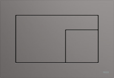 TECEvelvet Панель смыва унитаза для системы двойного смыва, цвет антрацит (9240731)
