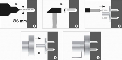 WasserKRAFT Donau K-9423 крючок, хром