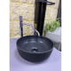 Раковина-чаша Scarabeo Glam 180849 33 см черная круглая  (180849)
