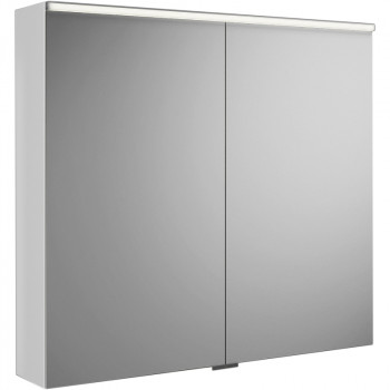 Зеркальный шкафчик в ванную Burgbad Eqio 90 SPGT090F2009 с подсветкой белый