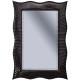 Зеркало в ванную ArmadiArt Soho 558 70х100 см с подсветкой, черный  (558)