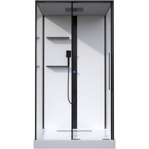 Душевая кабина Black&White Galaxy G8037 110x80 8037000 с гидромассажем прямоугольная