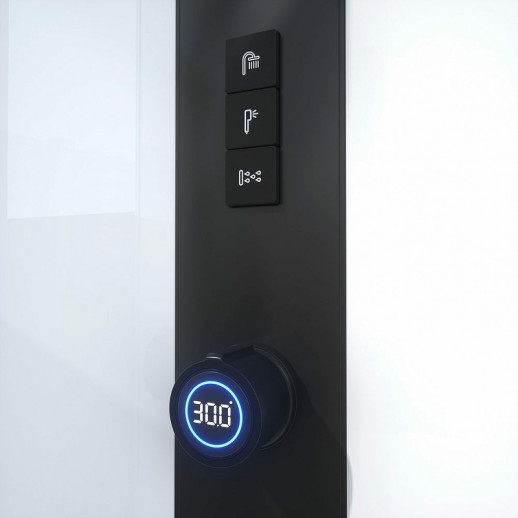 Душевая кабина Black&White Galaxy G8037 110x80 8037000 с гидромассажем прямоугольная