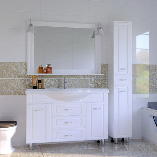 Тумба для умывальника напольная  СаНта "Монарх 120"  (под умывальник  Classic120)