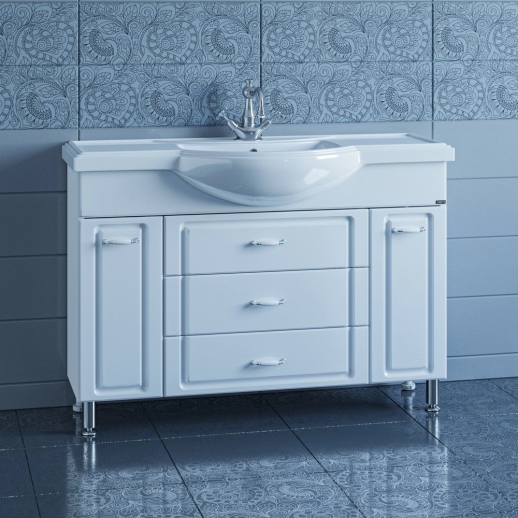 Тумба для умывальника напольная  СаНта "Монарх 120"  (под умывальник  Classic120)