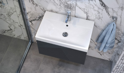 Раковина накладная Velvex 60 9696-60 белая прямоугольная