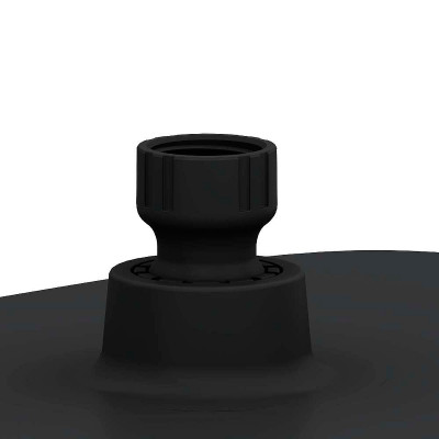 Верхний душ Damixa Apollo 947050300 черный матовый