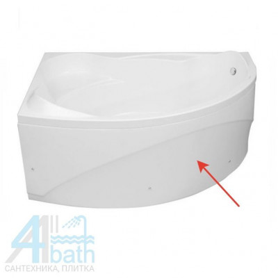 Aquanet Jamaica 00139552 L экран под ванну 160х55 см, белый