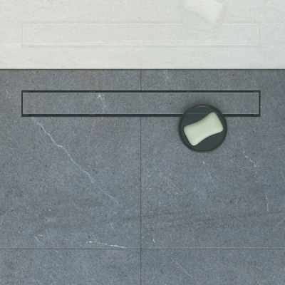 Душевой лоток BETTOSERB Frameless Matte Black 750 черный матовый