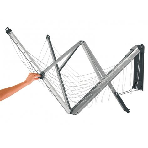 Brabantia Wallfix 375842 сушилка для белья настенная, серебро