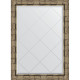 Зеркало настенное Evoform ExclusiveG 101х73 BY 4179 с гравировкой в багетной раме Серебряный бамбук 73 мм  (BY 4179)