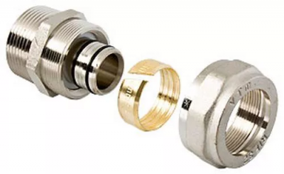 Соединитель обжимной с переходом на наружную резьбу 26х1" VALTEC (VTm.301.N.002606)