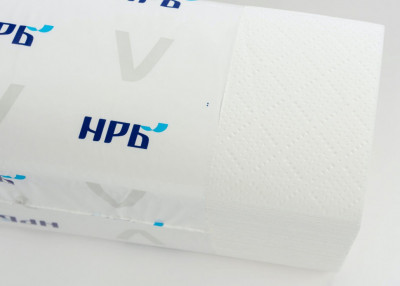 Листовые полотенца НРБ V (ZZ) - 200 листов, 20гр, 2 слоя, 25х21 (24 упаковки)