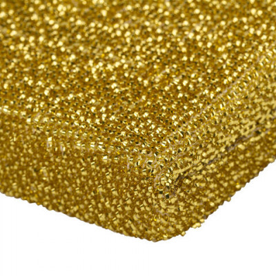 Губки бытовые, КОМПЛЕКТ 2 шт., поролон в металлизированной оплетке, высота 28 х ширина 115 х глубина 78 мм, LAIMA, 601592