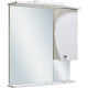 Зеркало со шкафчиком Runo Глория 70 R 00000000929 с подсветкой белое прямоугольное  (00000000929)