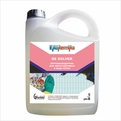 Ekokemika De Solver специальное средство для удаления граффити и следов скотча, жвачки, 5 л