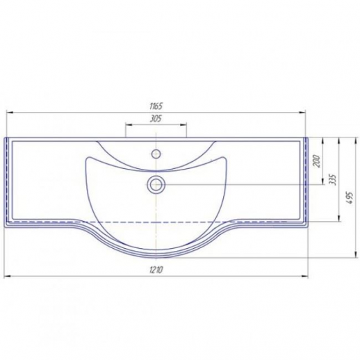 Умывальник СаНта Классик 120