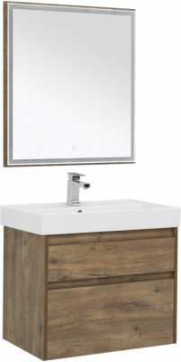 Мебель для ванной Aquanet Nova Lite 75 дуб рустикальный (2 ящика) напольная/подвесная (00254218)