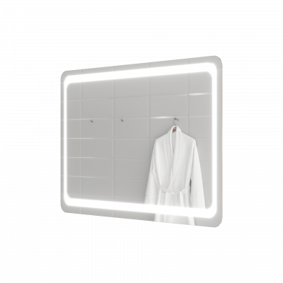 Зеркало подвесное для ванной Marka One Eco 80 белый (У52208)