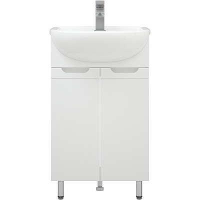 Тумба под раковину Corozo Лея 50 SD-00001489 белая напольная