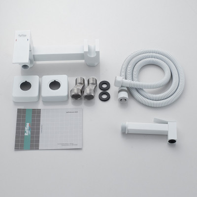 Гигиенический душ со смесителем Raffine F237C, белый