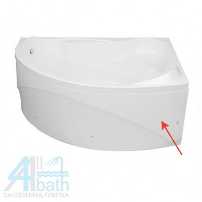 Aquanet Jamaica 00139559 R экран под ванну 160х55 см, белый