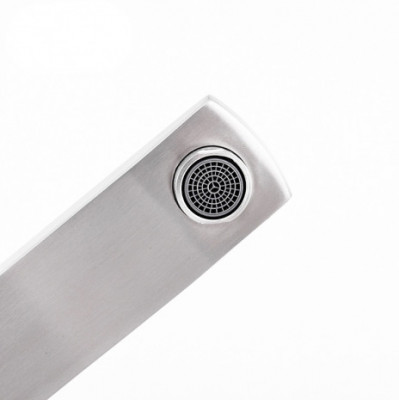 Смеситель Frap для раковины однорычажный стационарный сатин (F10802-2)