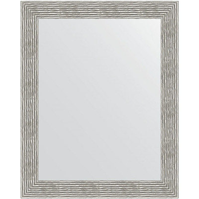 Зеркало настенное Evoform Definite 100х80 BY 3281 в багетной раме Волна хром 90 мм