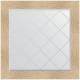 Зеркало настенное Evoform ExclusiveG 86х86 BY 4322 с гравировкой в багетной раме Золотые дюны 90 мм  (BY 4322)