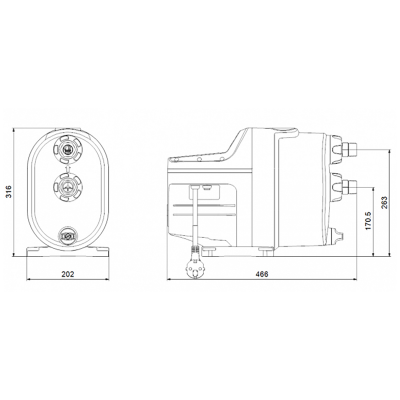 Установка насосная автоматическая Grundfos SCALA1 3-45 (99530405)