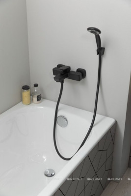 Смеситель для ванны с душем Aquanet Gotic AF440-20B черный (00243292)
