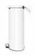 Brabantia FlatBack 485244 мусорный бак с педалью, 40л, белый